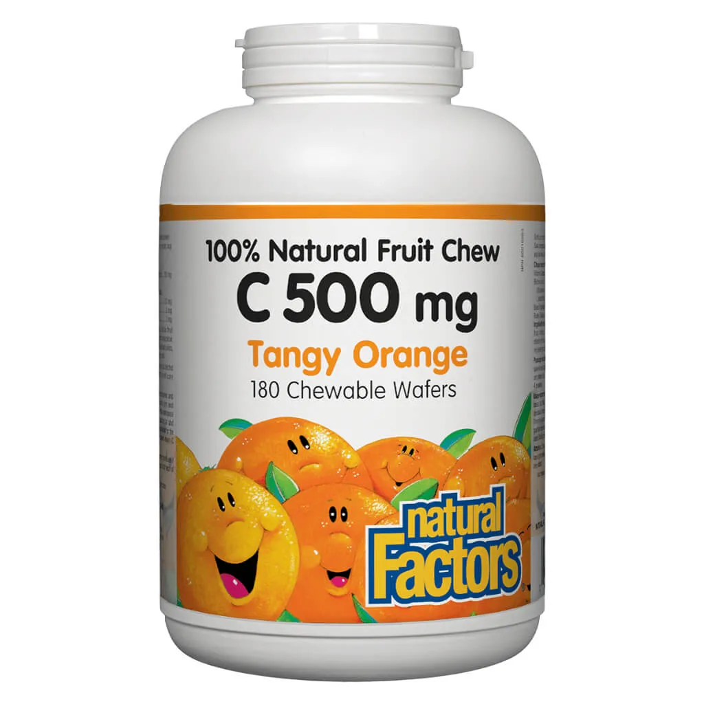 100% Natural Fruit Chew Vitamin C 500 mg