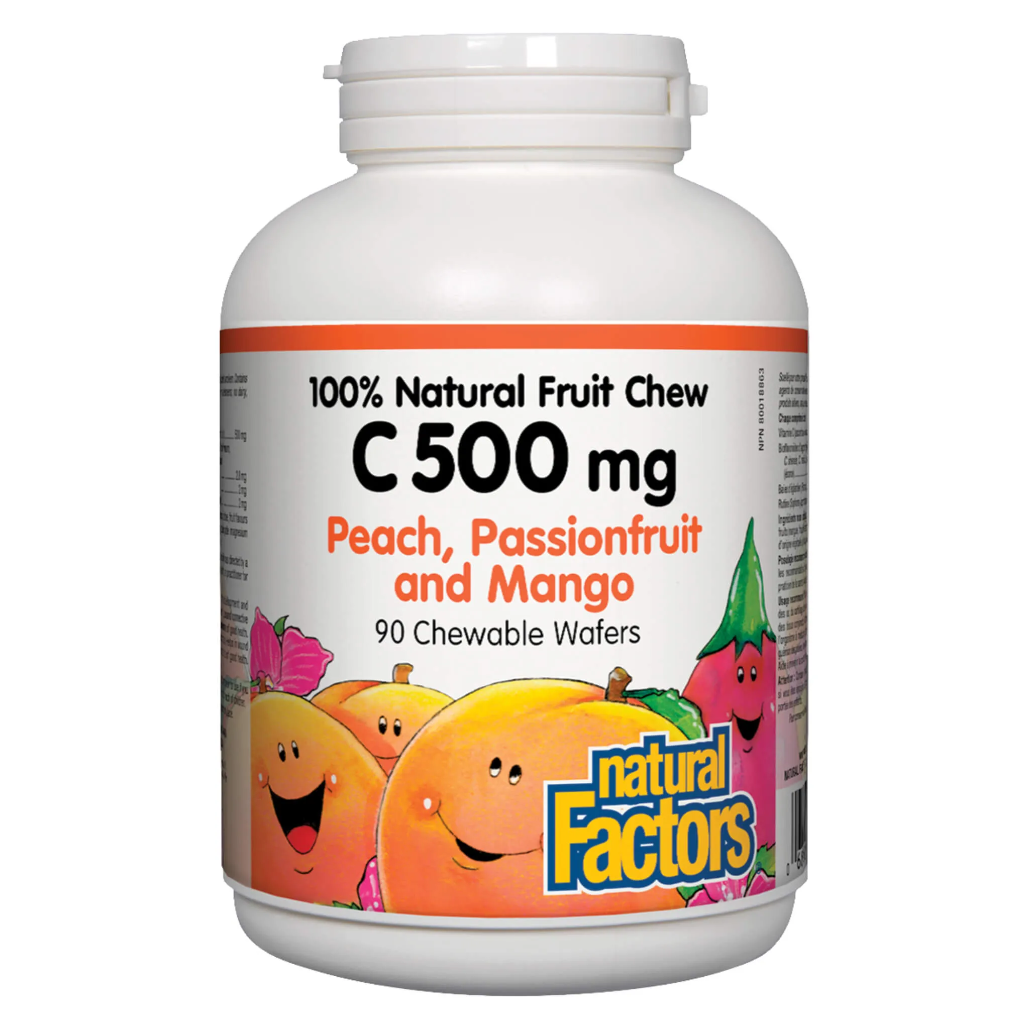 100% Natural Fruit Chew Vitamin C 500 mg