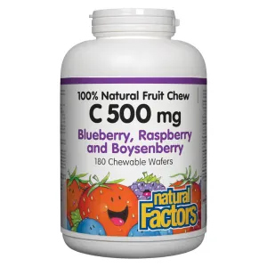 100% Natural Fruit Chew Vitamin C 500 mg