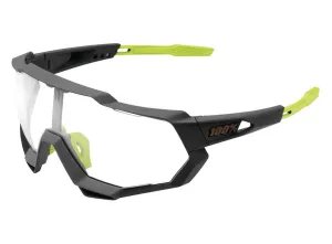 100% Speedtrap Performance Sunglasses - Soft Tact Cool Gray-Photochromic Lens