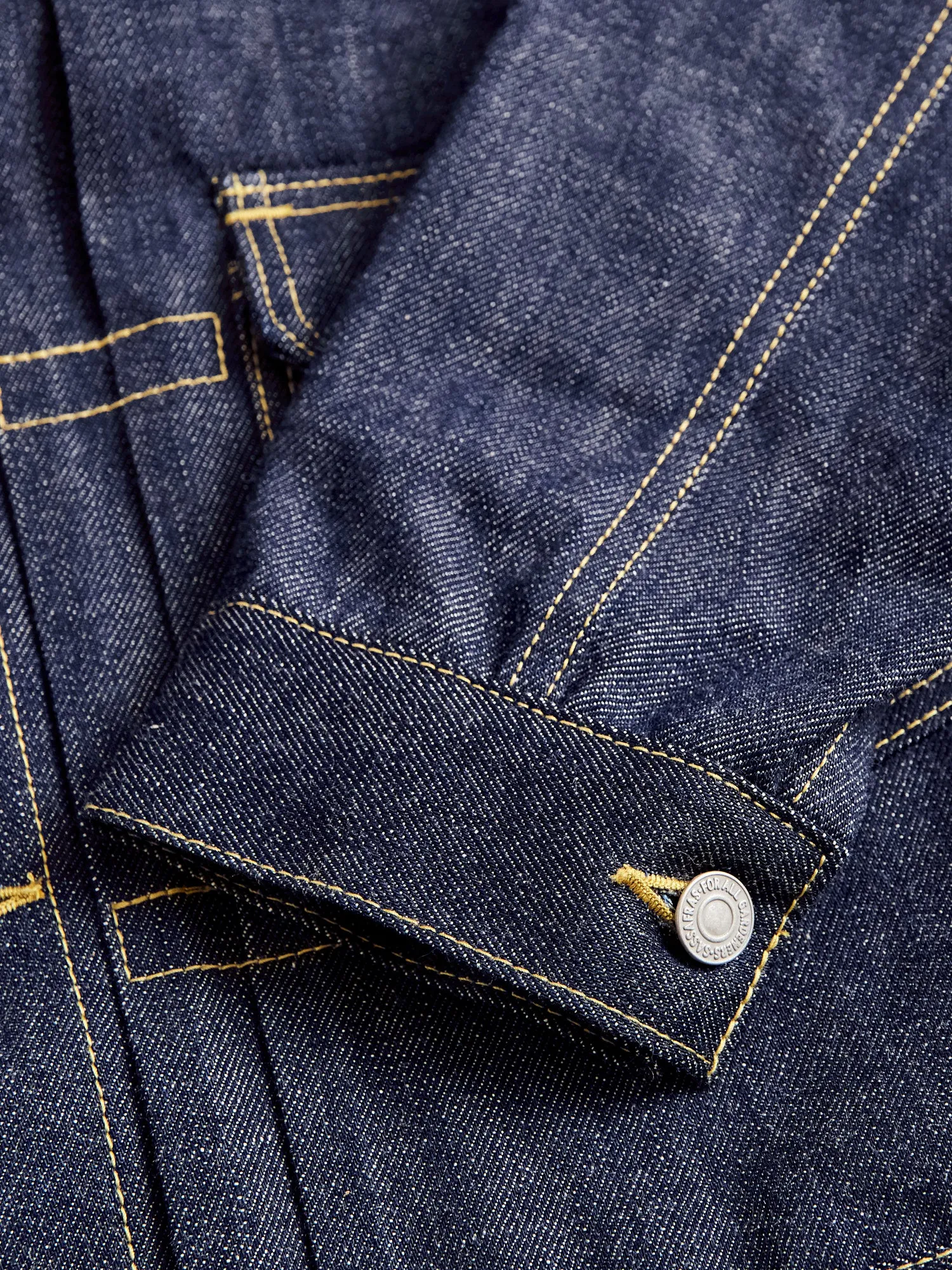 14oz Selvedge Denim Gardener R Jacket in Indigo