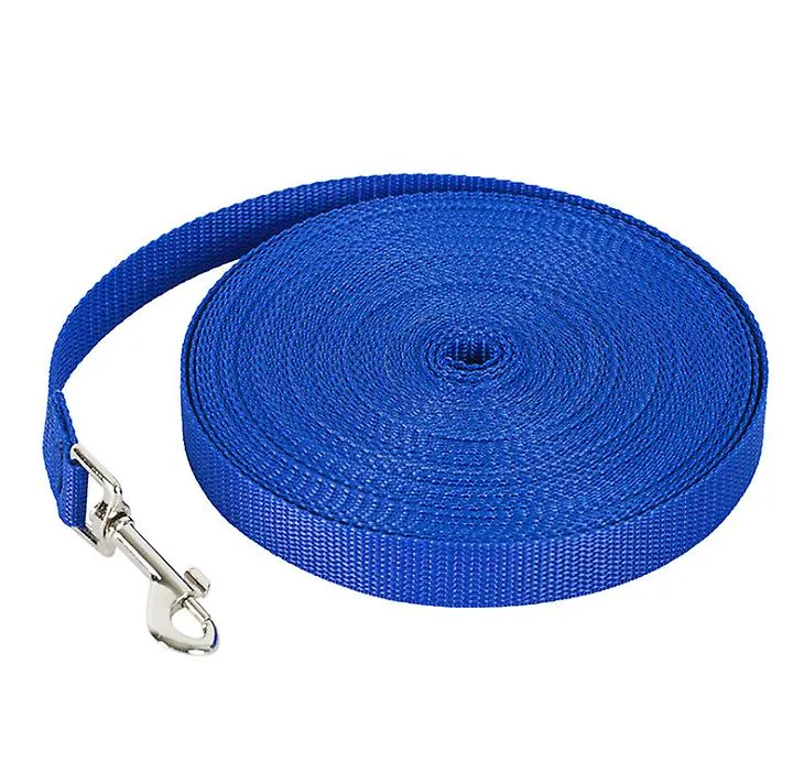 15m*2cm blue 50m pet dog leash,outdoor tracking leash For Large Dogs AZ249