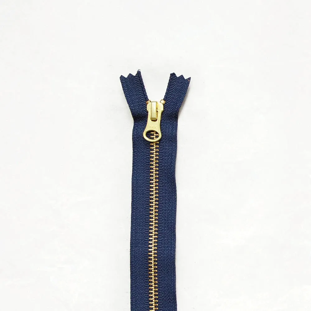 8" Brass Zippers