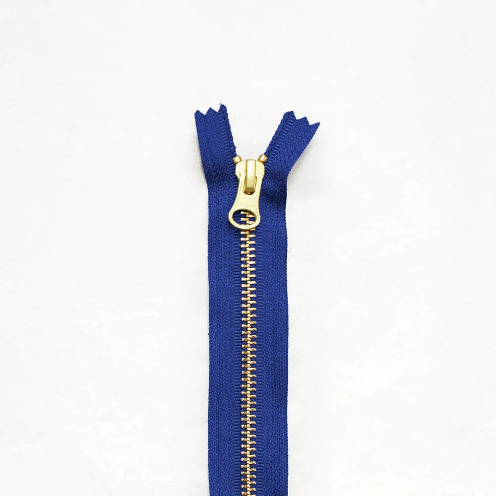 8" Brass Zippers