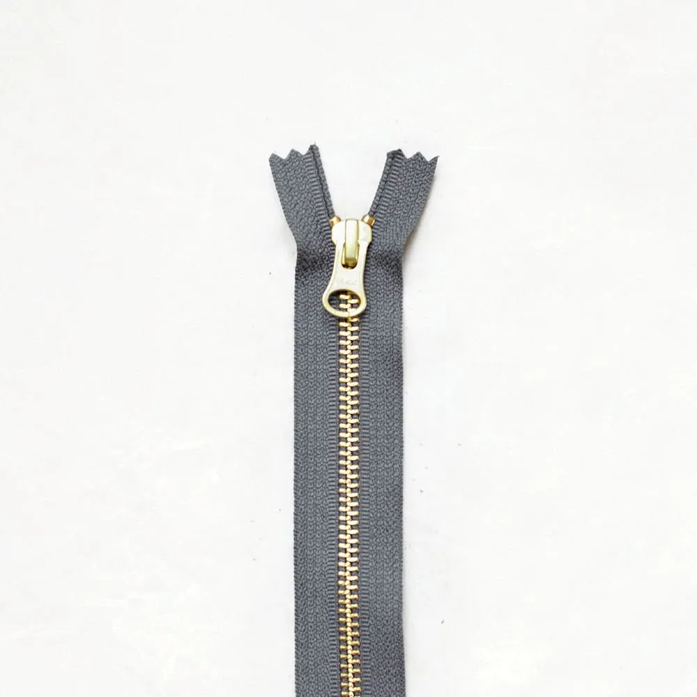 8" Brass Zippers