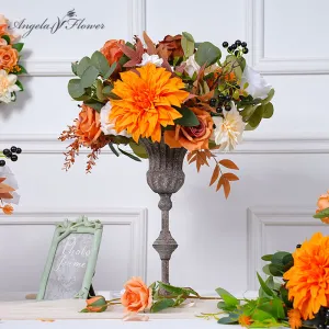 A863617 Autumn Color Series Vase Flower Wedding Banquet Supplies Floral Arrangement