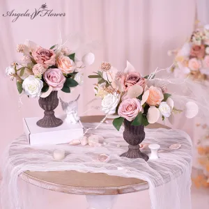 A863810 Champagne Series Vase Flower Wedding Banquet Supplies