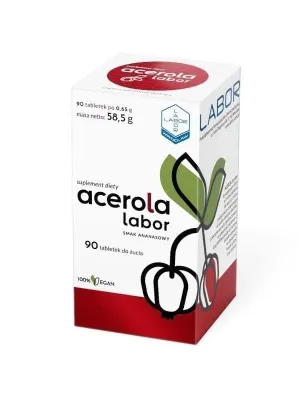 Acerola Labor 90 chewable, hesperidin and rutin