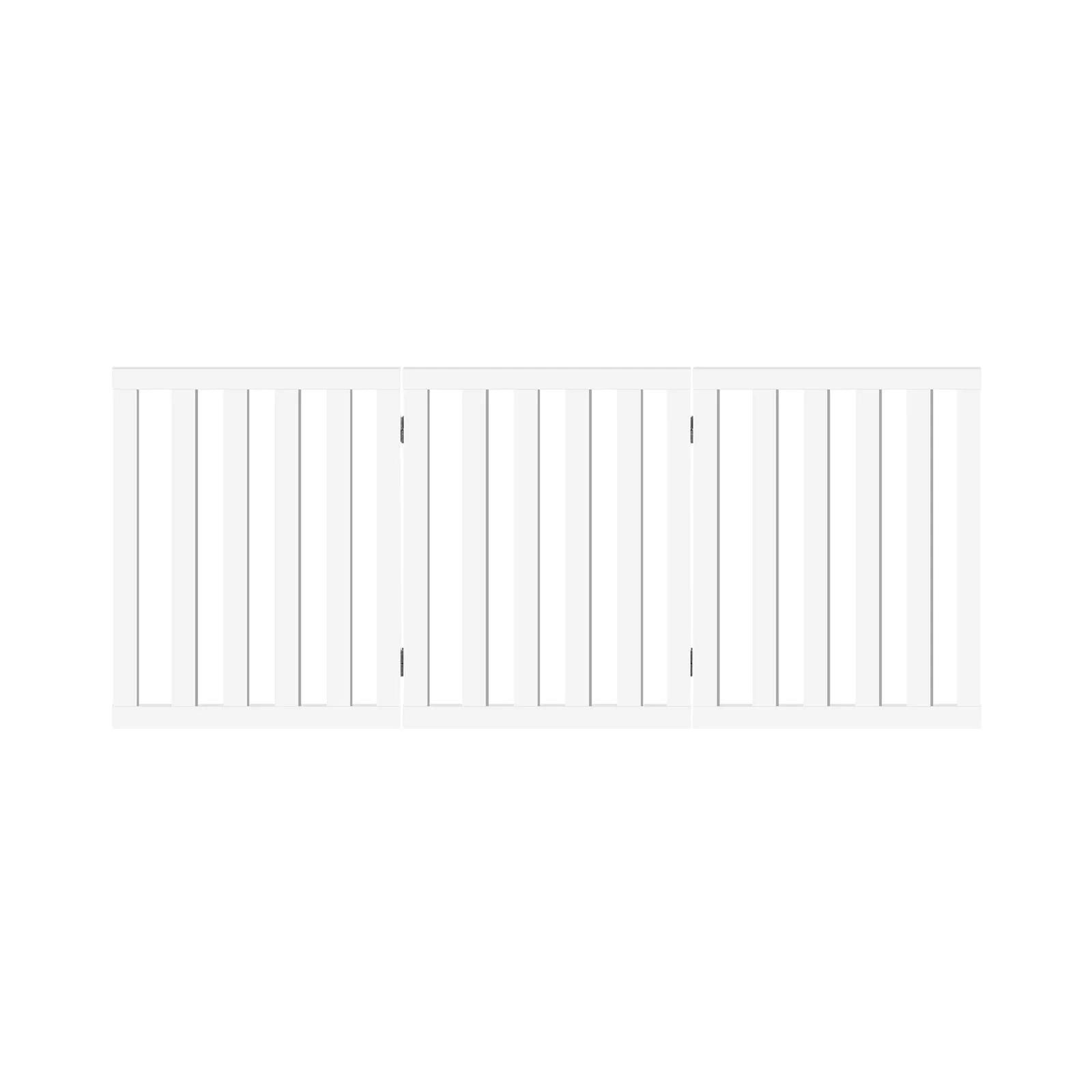 Alopet Wooden Pet Gate Dog Fence Safety Stair Barrier Security Door 3 Panels