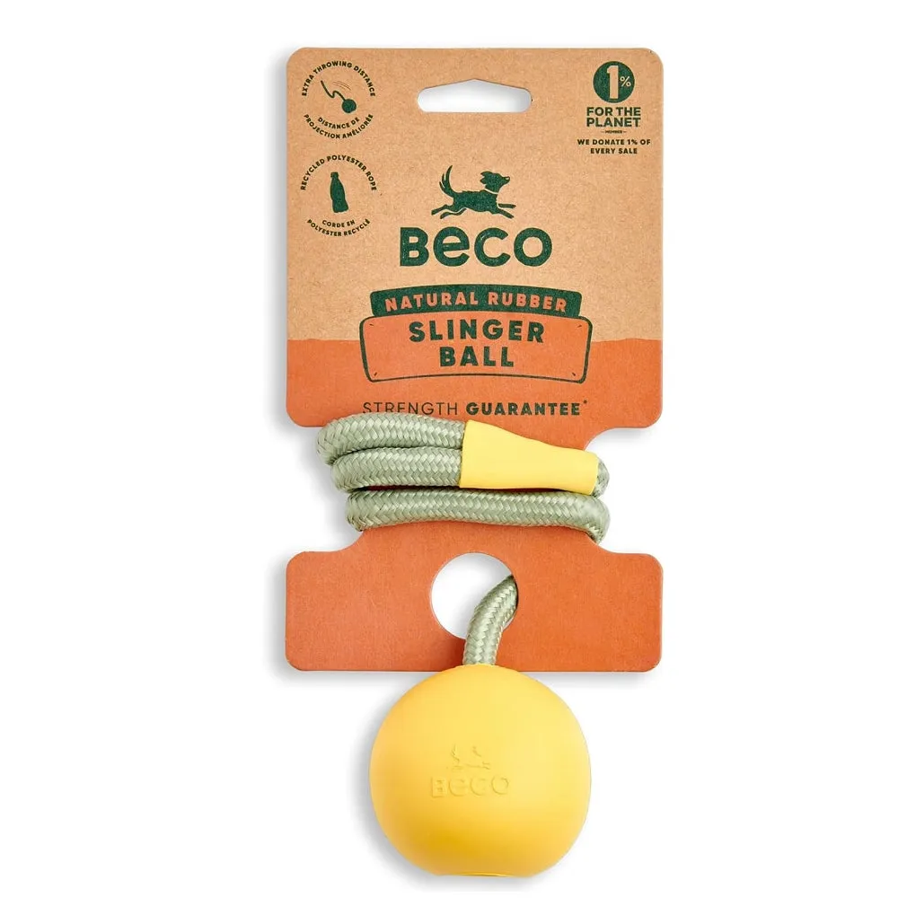 Beco Pets - Natural Rubber Slinger Ball Dog Toy