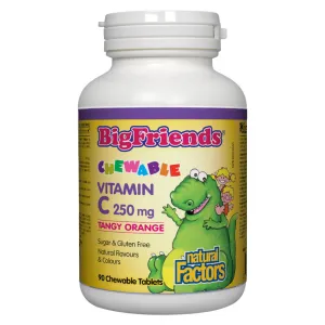 Big Friends Chewable Vitamin C 250 mg (Tangy Orange Flavour)