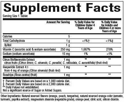 Big Friends® Chewable Vitamin C 250 mg