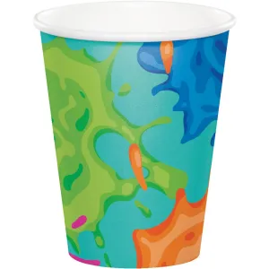 Bulk Paint Splatter 9 Oz Paper Cups (Case of 96)