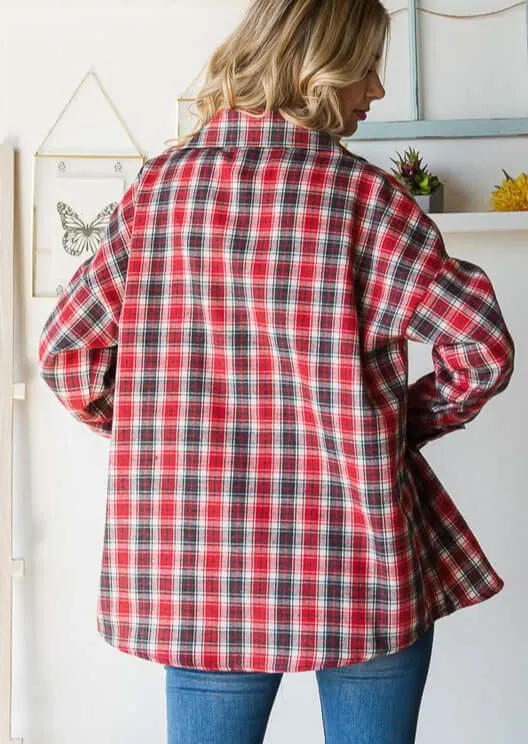 Country Casual Plaid Button Down Made in USA - Clearance Final Sale