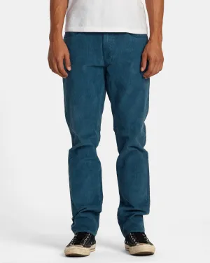 Daggers Pigment Corduroy Pants - Duck Blue