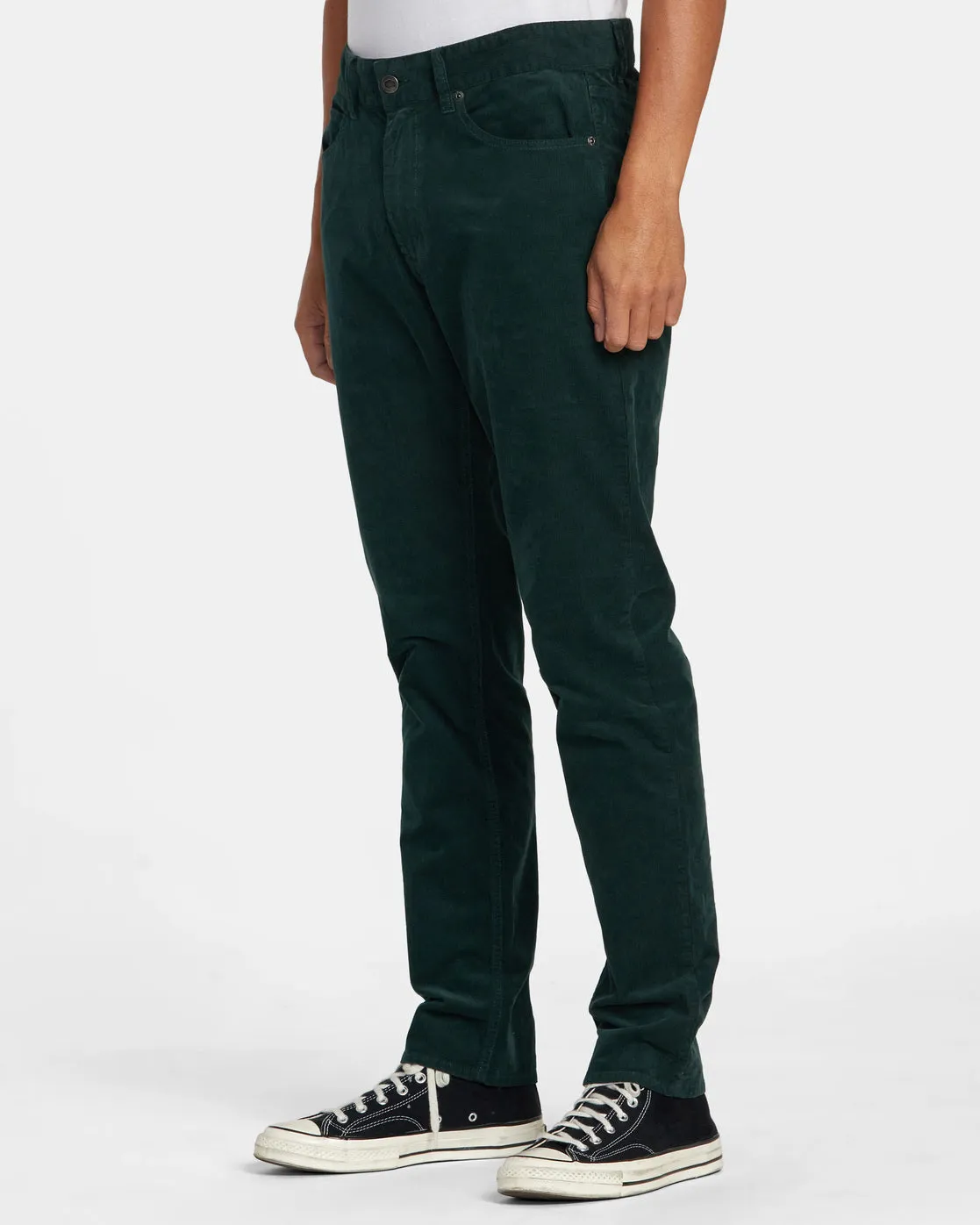 Daggers Pigment Corduroy Pants - Hunter Green