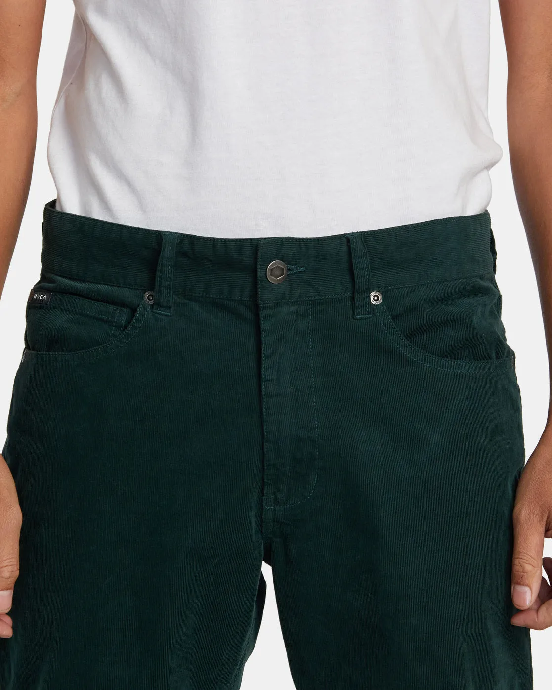 Daggers Pigment Corduroy Pants - Hunter Green