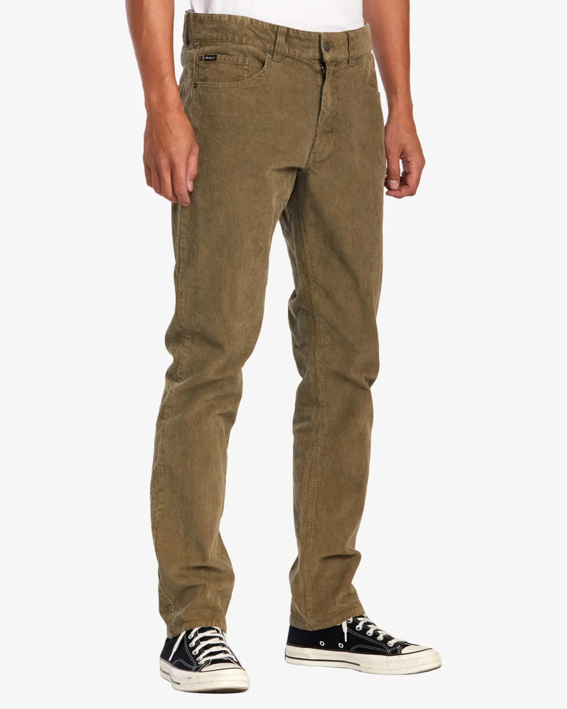 Daggers Pigment Corduroy Pants - Olive