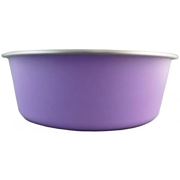 Delisio Design Stainless Steel Dog Bowl Purple Extra Large