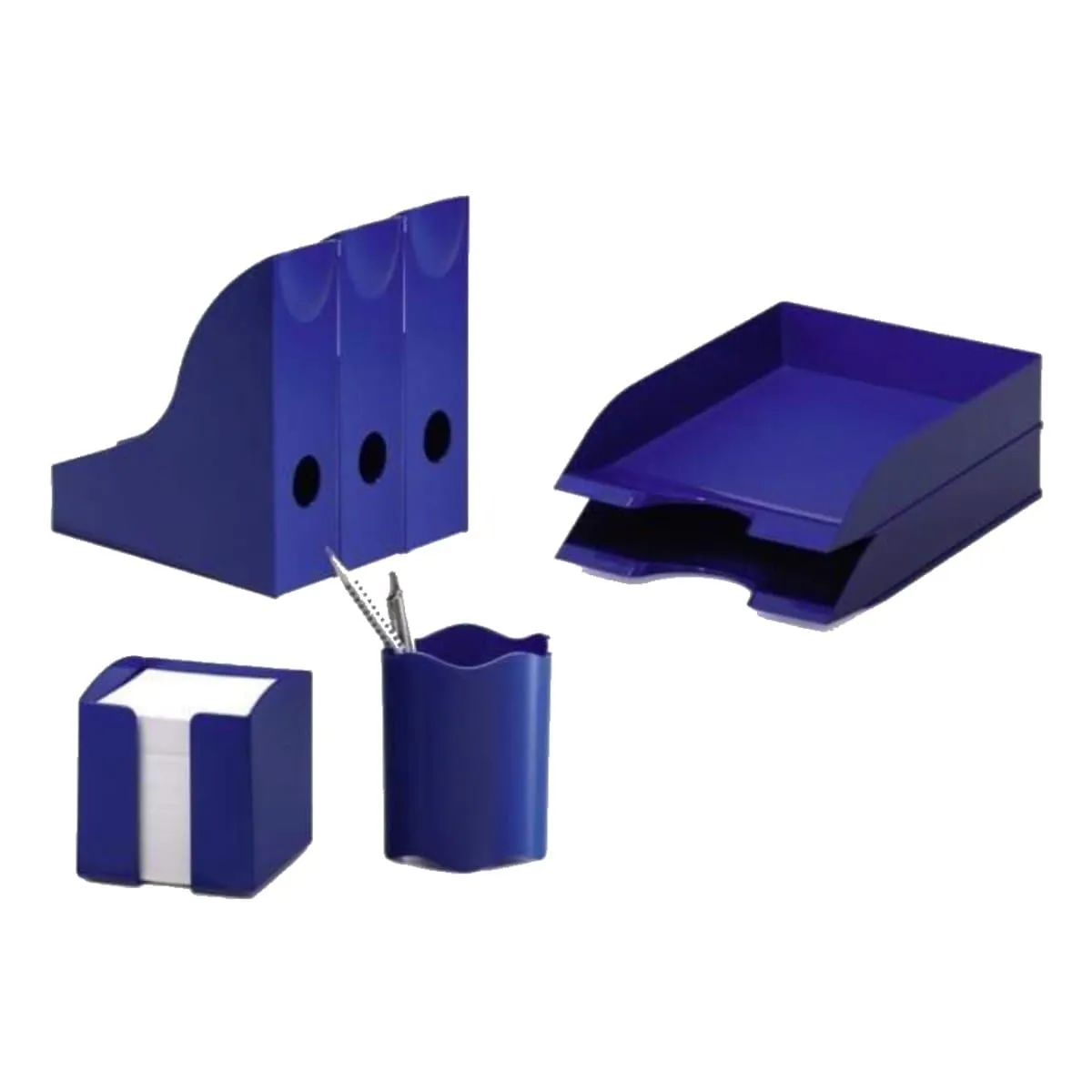 Durable Desk Set, Blue