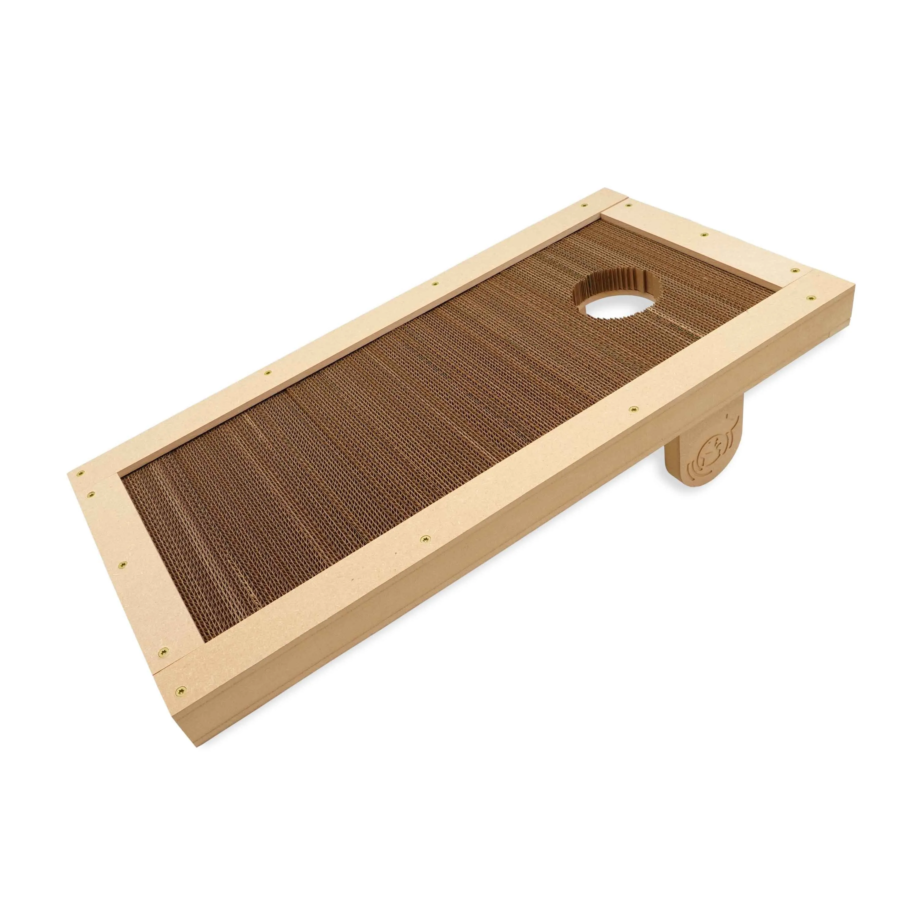 Eco-Friendly Cat Scratching Pad - Sustainable Interactive Recycled Cardboard Cat Scratcher