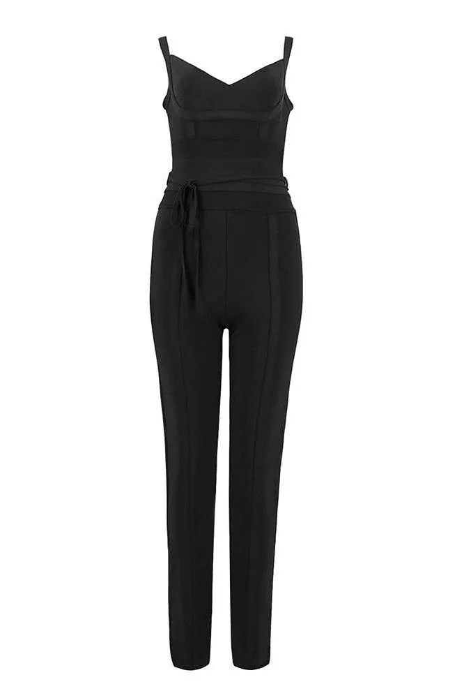 Eve Bandage Pants Jumpsuit - Classic Black