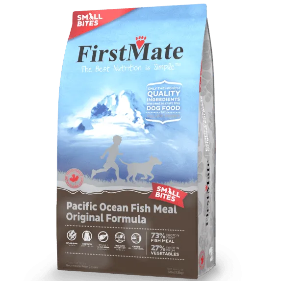 FirstMate LID Pacific Ocean Fish Meal Original Formula Small Bites Dry Dog Food, 2.3kg