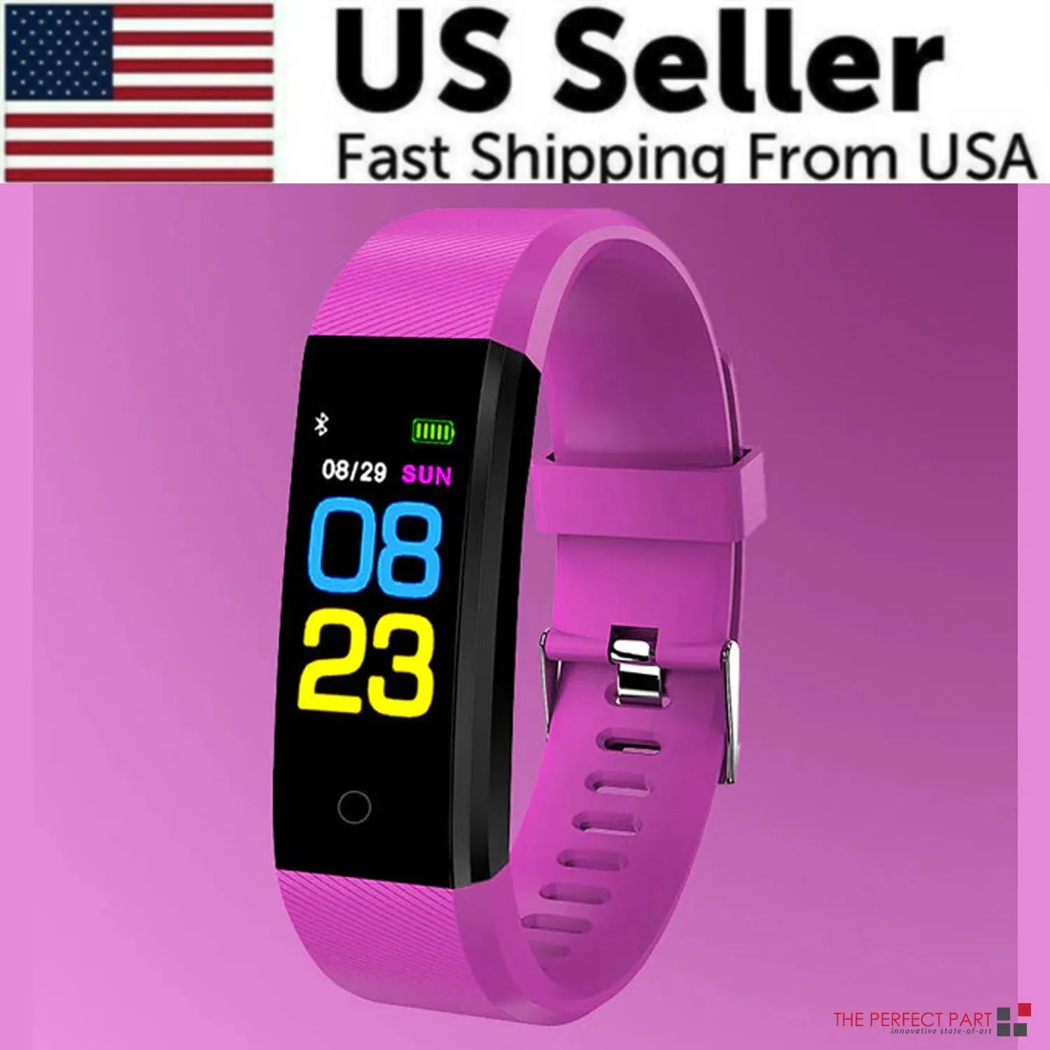 Fitness Smart Watch Activity Heart Rate  Tracker