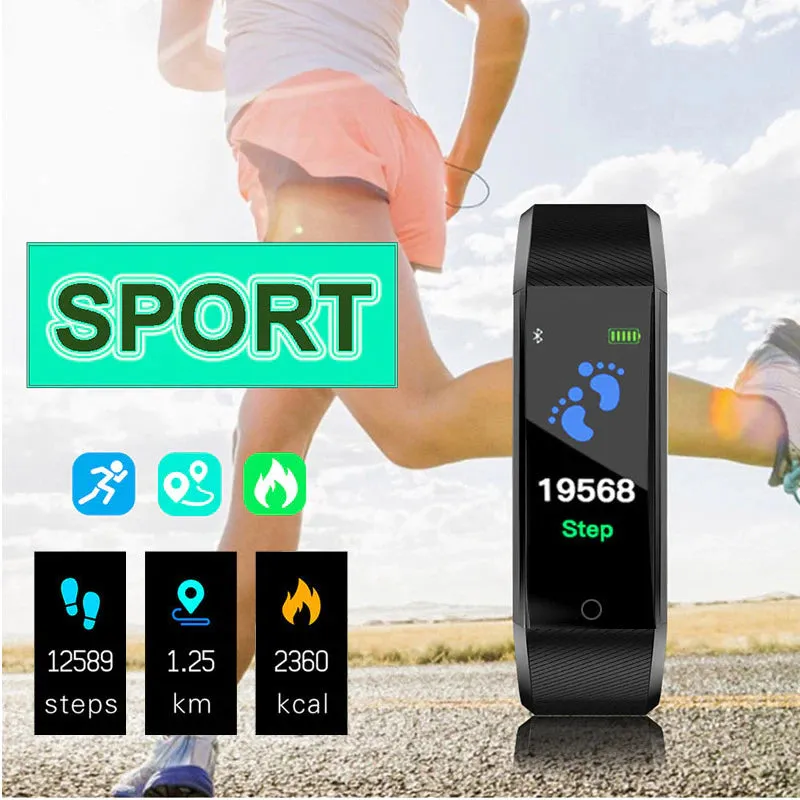 Fitness Smart Watch Activity Heart Rate  Tracker