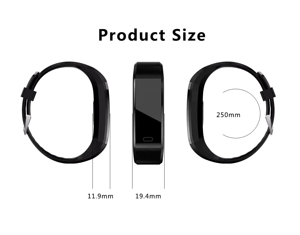 Fitness Smart Watch Activity Heart Rate  Tracker