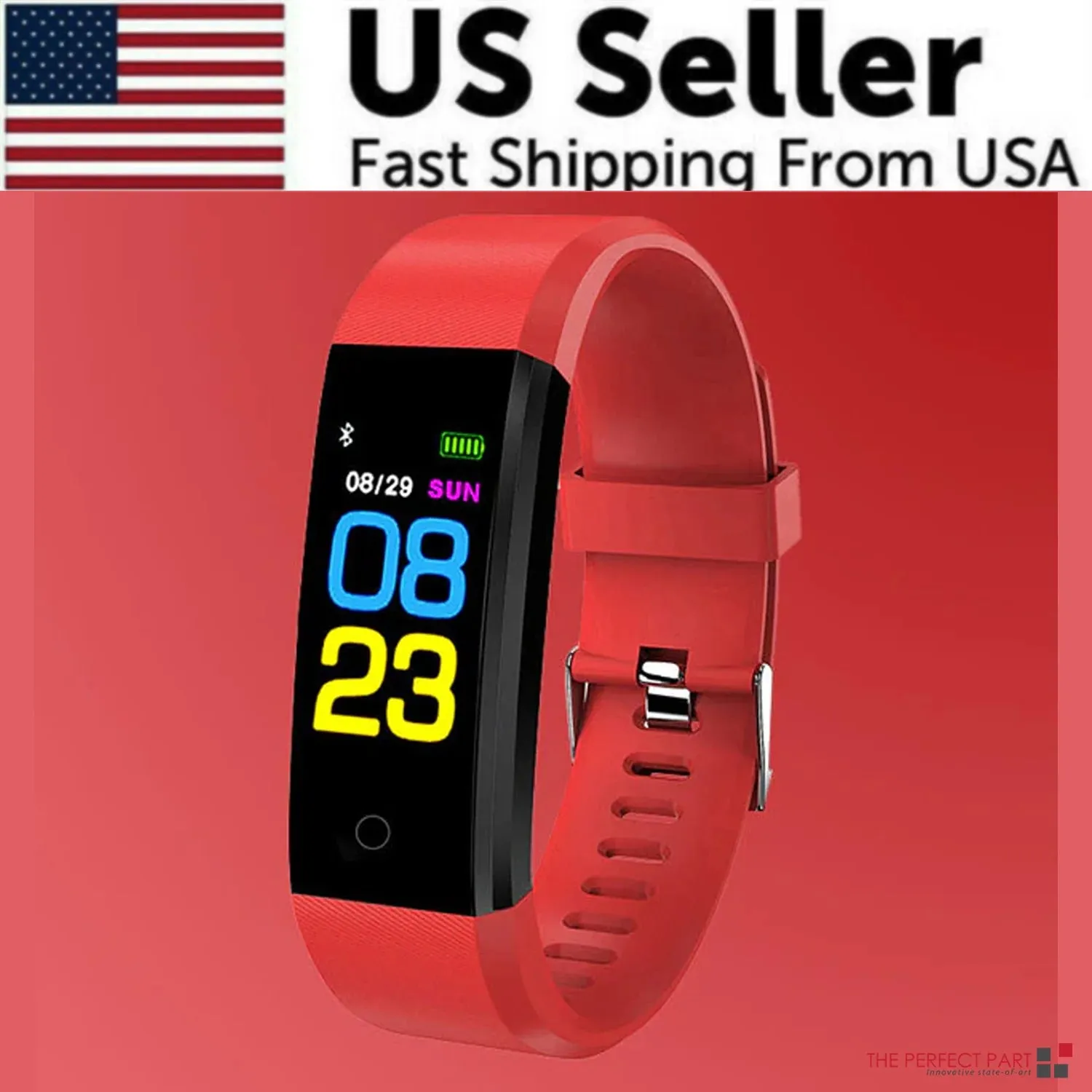 Fitness Smart Watch Activity Heart Rate  Tracker