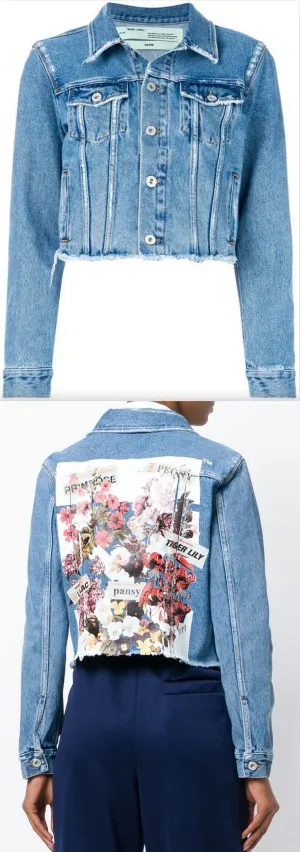 Flower Shop Denim Jacket