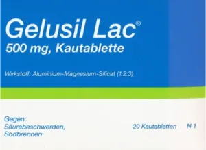 Heartburn, acid regurgitation, duodenal ulcer, GELUSIL LAC chewable tablets