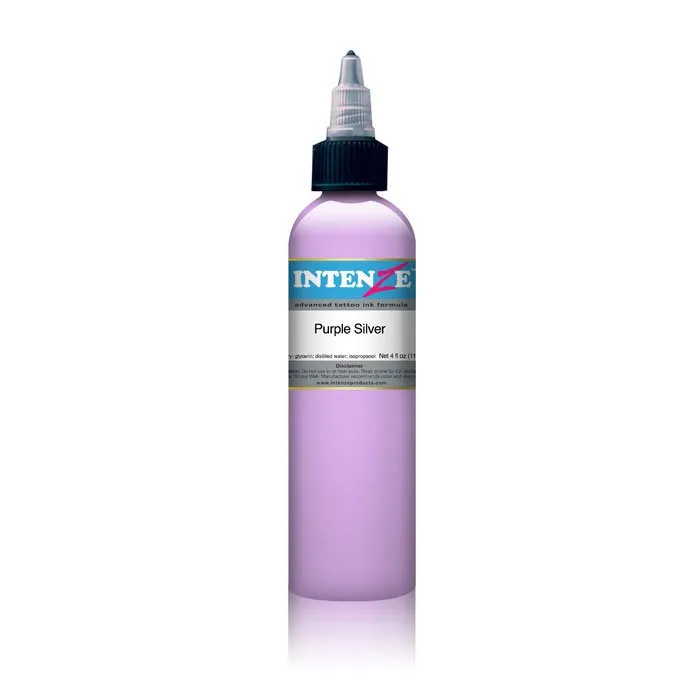 Intenze Ink - 4 oz. (Essential Silver - Purple Silver)