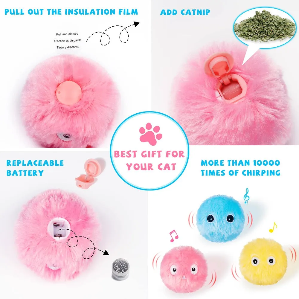 Interactive Plush Ball Toy for Pets