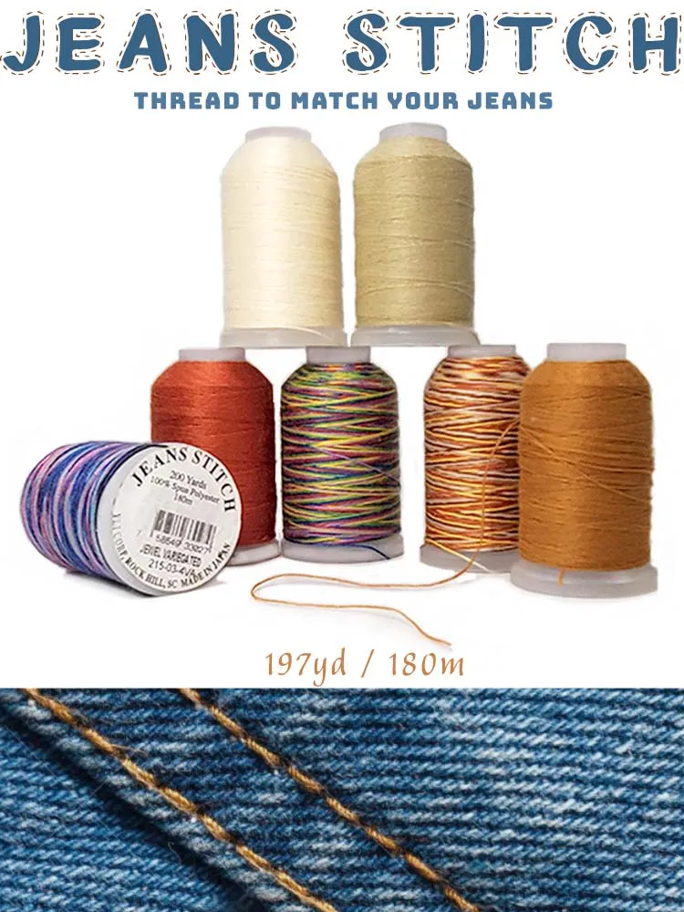 Jeans Stitch Polyester Thread, YLI, 180m Spools