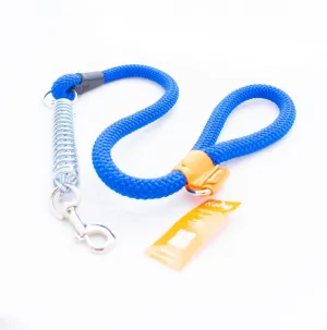 Kanu Pet Metal Spiral Spring Blue Dog Leash