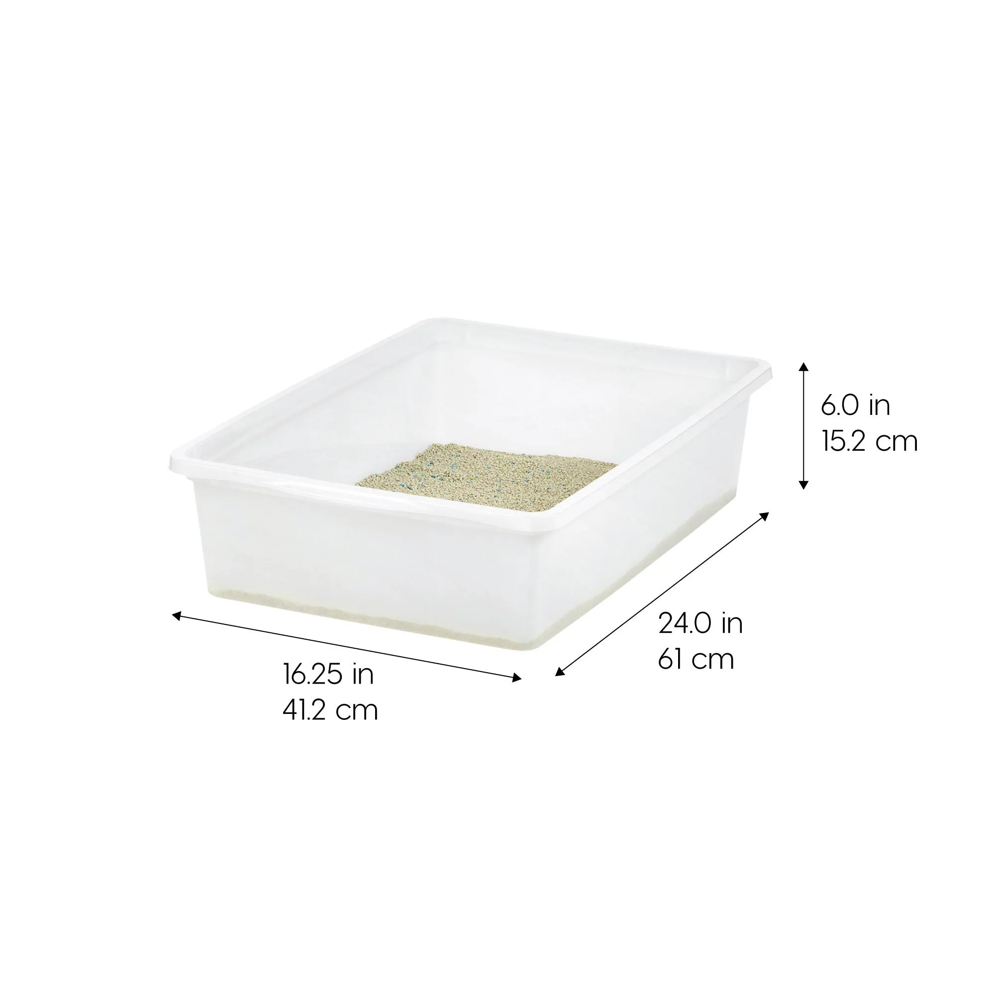 Large Open Top Cat Litter Tray