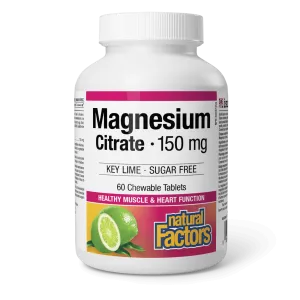 Magnesium Citrate 150 mg Chewable Tablets