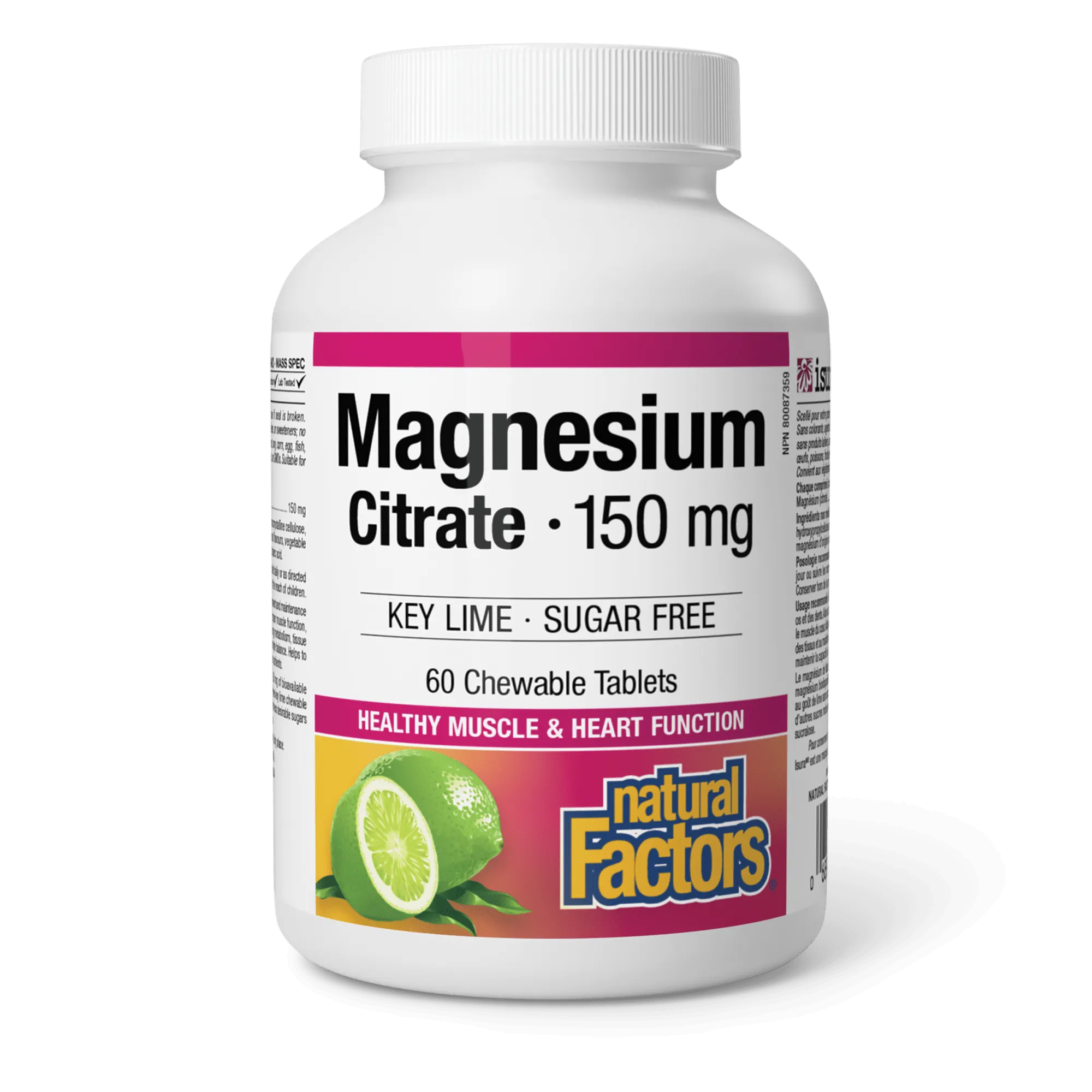 Magnesium Citrate 150 mg Chewable Tablets