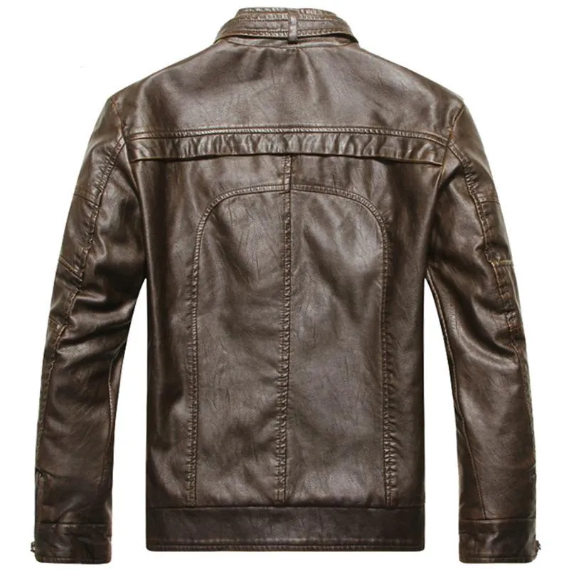 Men's Classic Leather Jacket