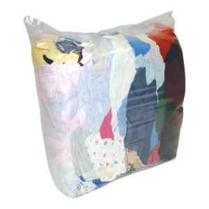 Moemic Multi Coloured Cotten Rags 10kg Cleaning Staining Multipurpose Bulk