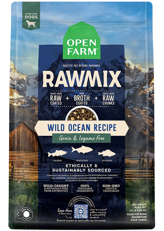 Open Farm Wild Ocean Grain-Free RawMix for Dogs