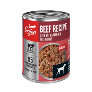 ORIJEN Beef Recipe Stew with Shredded Beef and Eggs Wet Dog Food