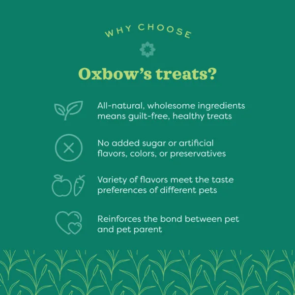 Oxbow Simple Rewards Baked Treats - Apple & Banana