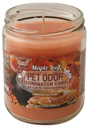 Pet Odor Exterminator Candle, Maple Leaf, 13 oz