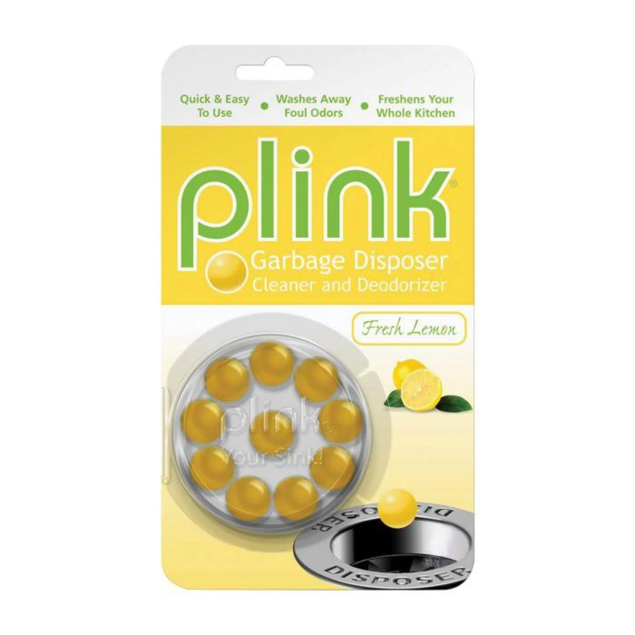 Plink Garbage Disposer Cleaner and Deodorizer