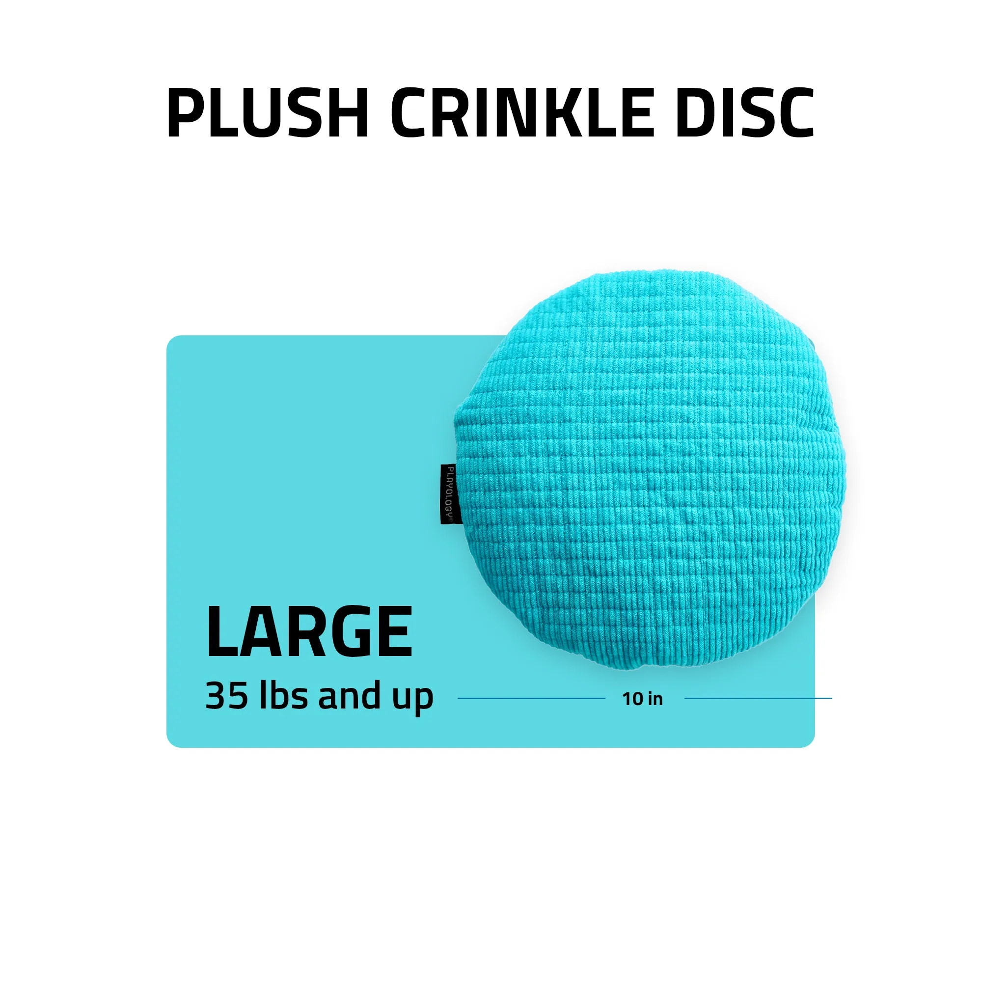 Plush Crinkle Disc