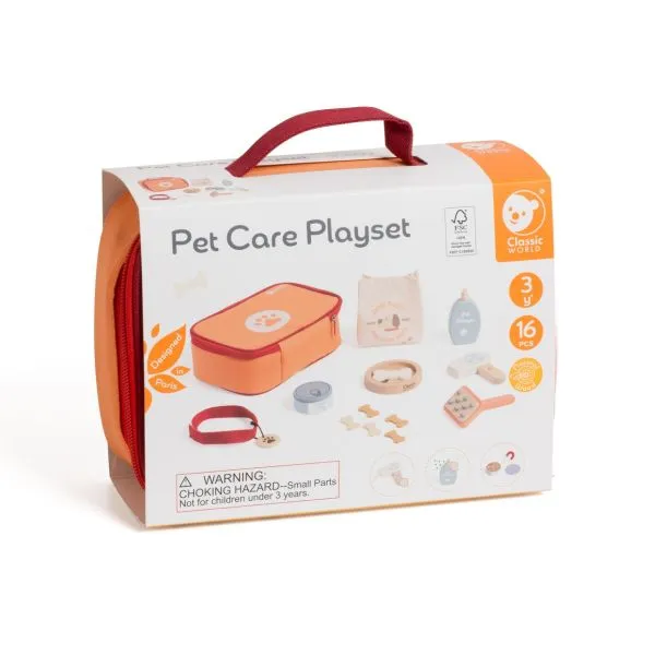 Pretend & Play: Pet Care Playset 16pc