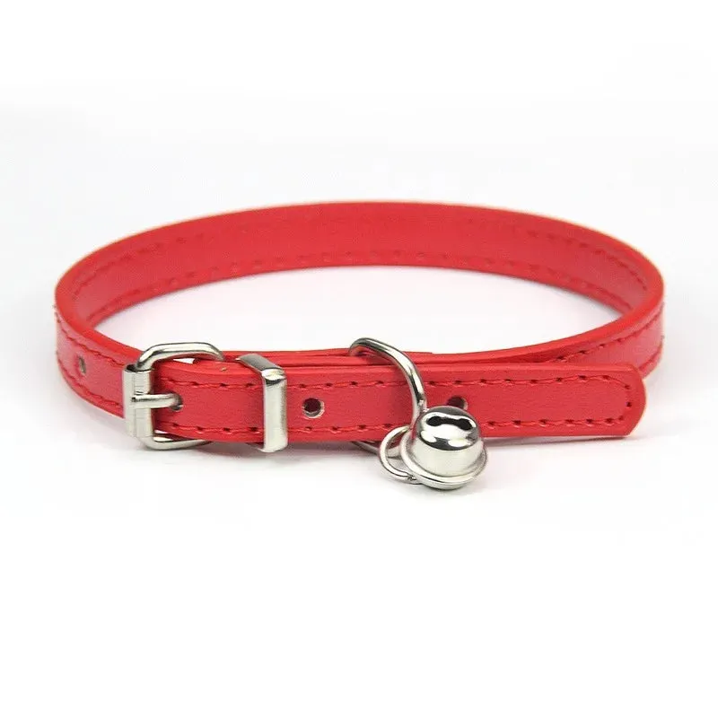 PU Leather Leash Pet Dog Collar Sweet Cats Supplies Pet Collars Pink Dog Collar Collar Dog Accessories